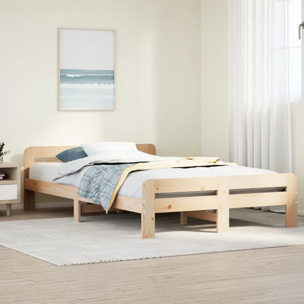 Sengeramme uten madrass 120x190 cm heltre furu