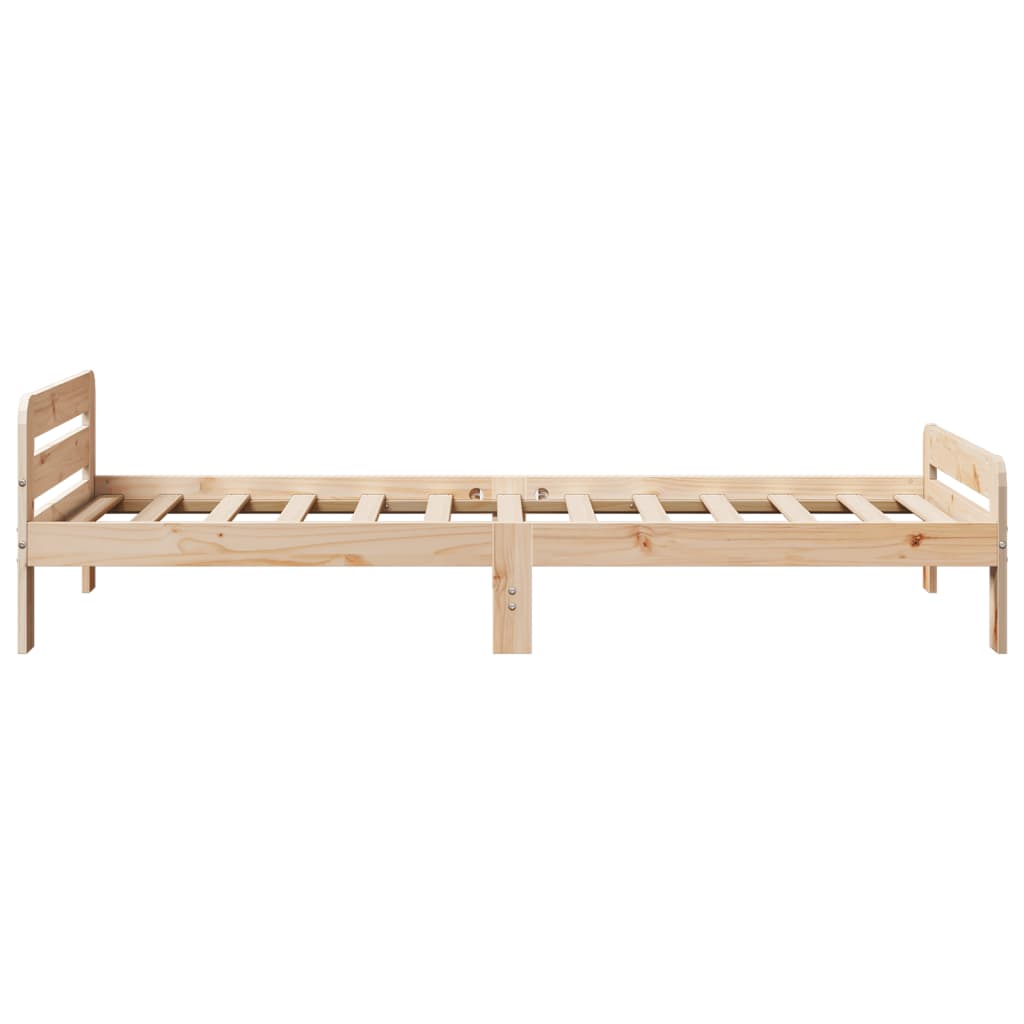 Sengeramme uten madrass 75x190 cm heltre furu