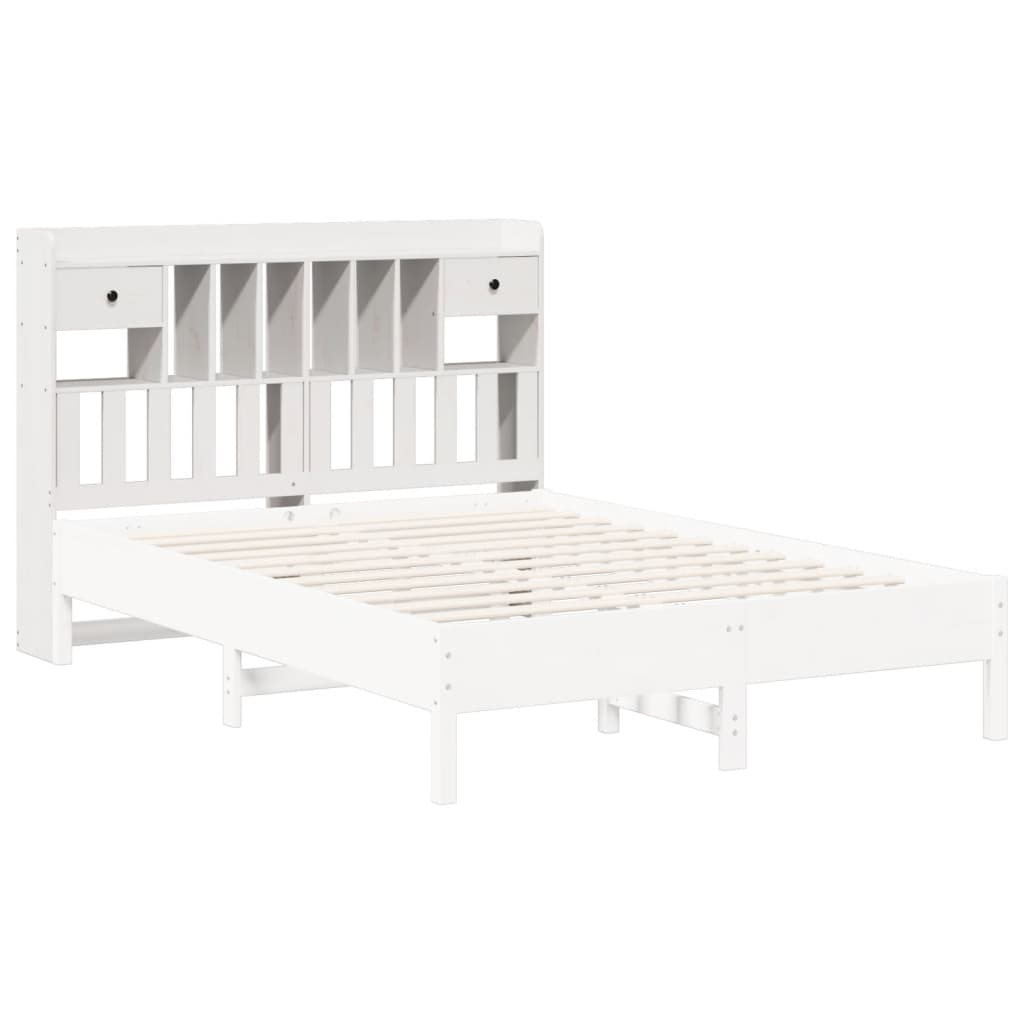 Hodegavl med oppbevaring hvit 160 cm heltre furu