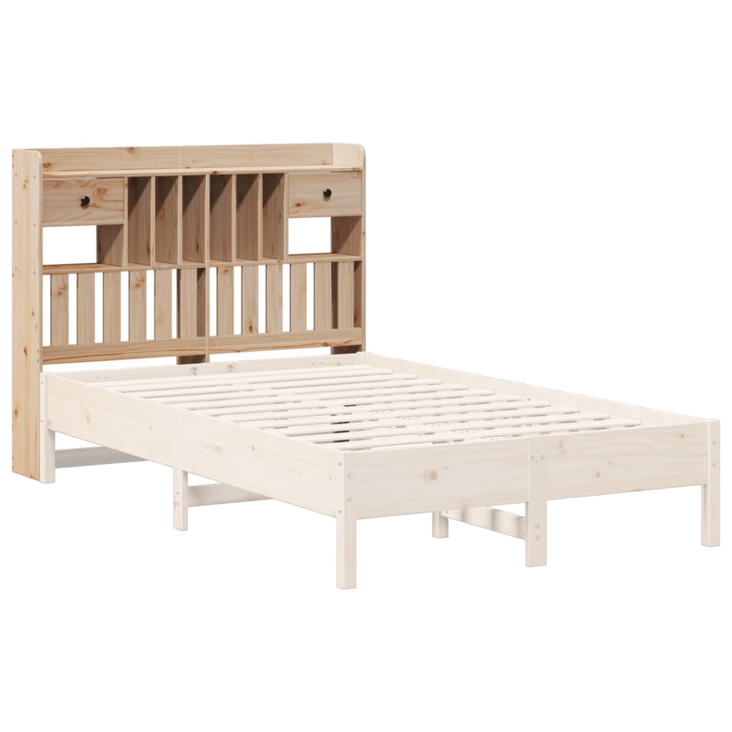 Hodegavl med oppbevaring voksbrun 135 cm heltre furu