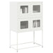 Highboard Hvit 68x39x107 cm Stål