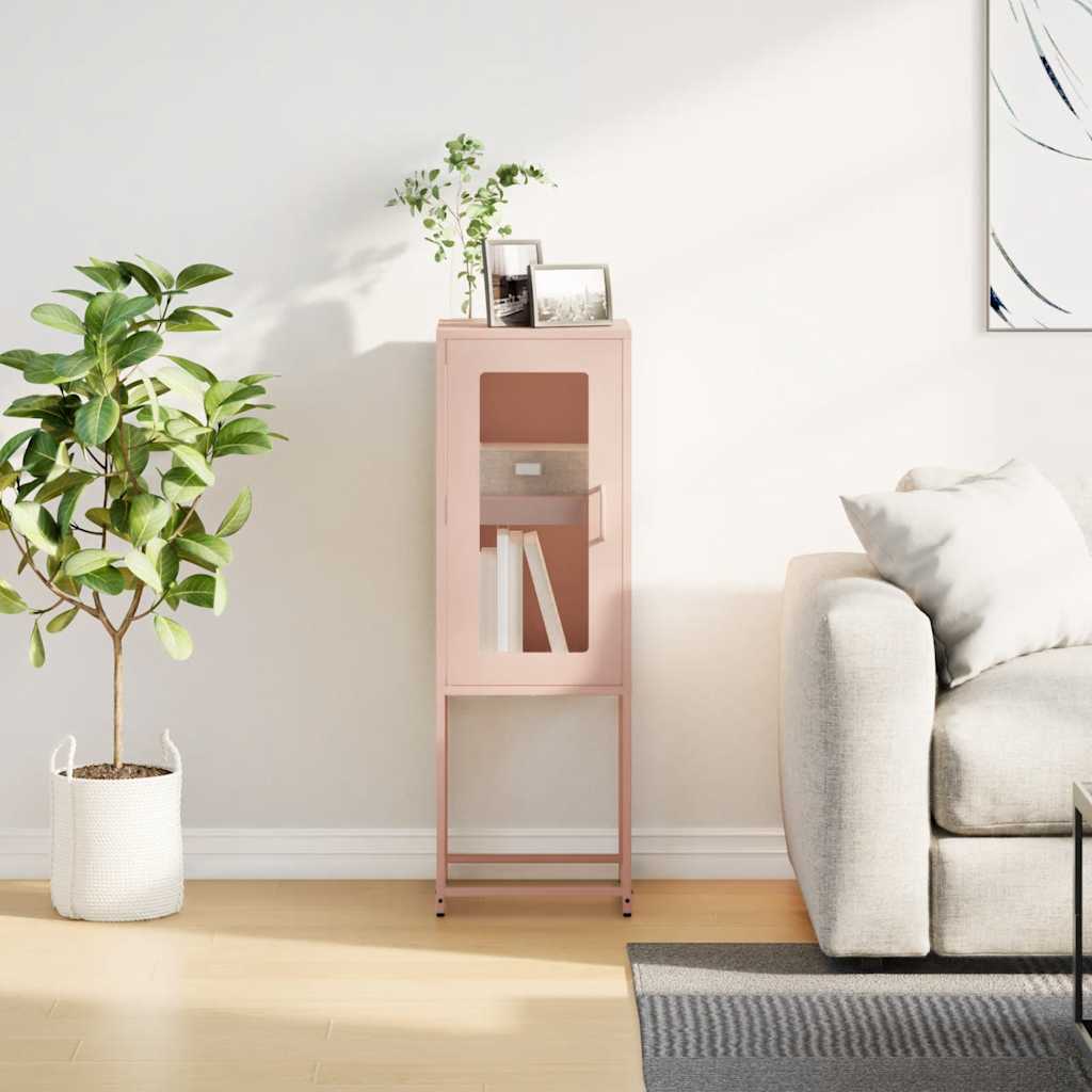 Skjenk Rosa 36x39x107 cm Kaldvalset Stål