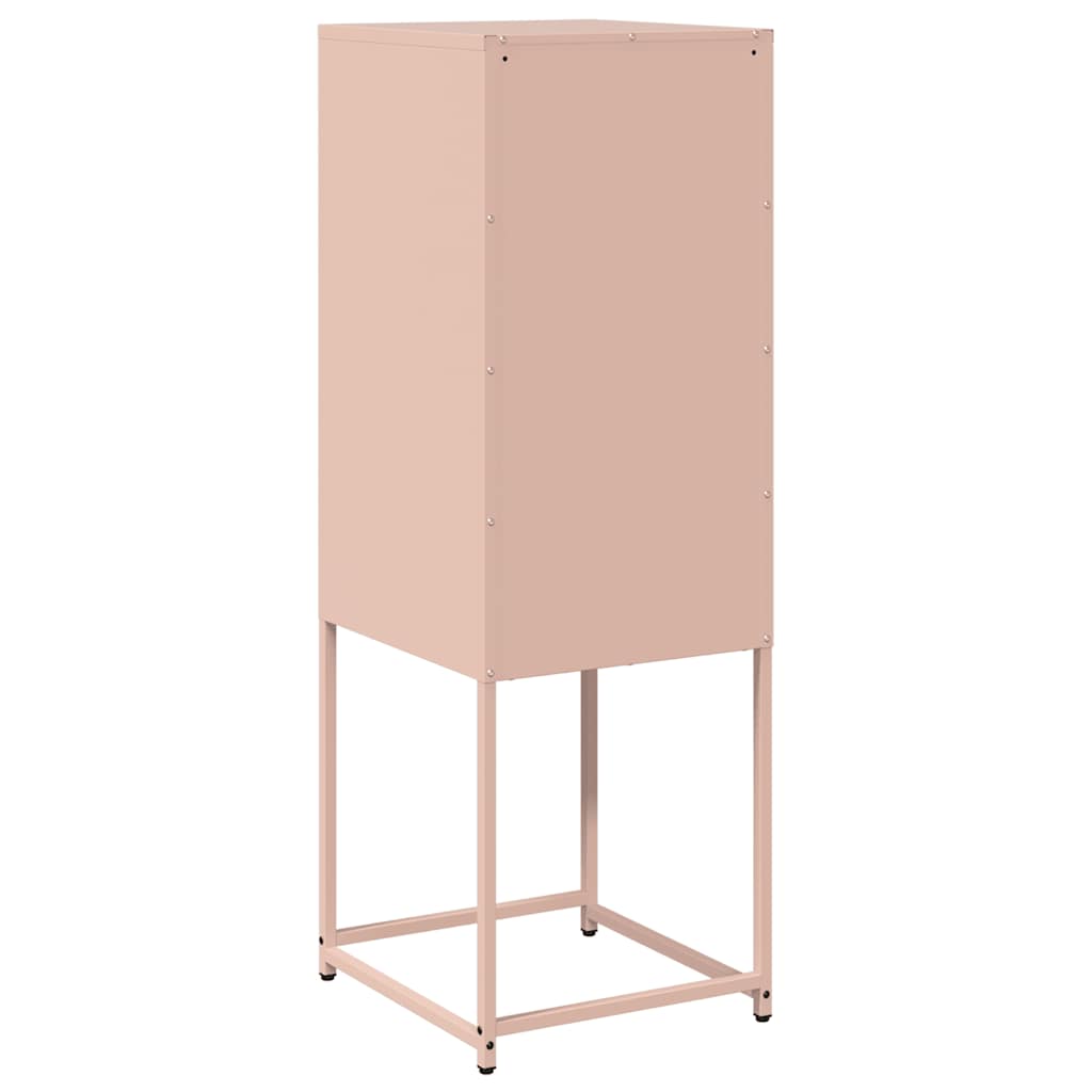 Skjenk Rosa 36x39x107 cm Kaldvalset Stål