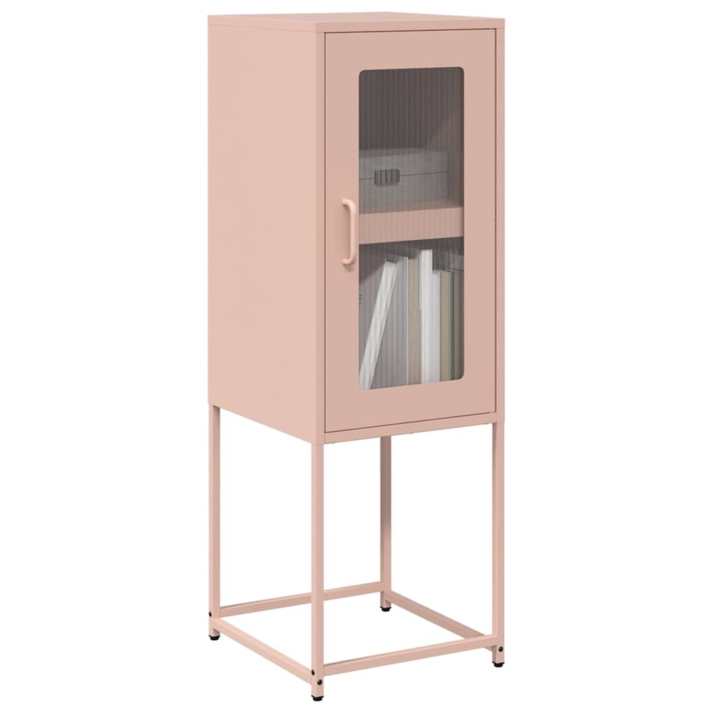 Skjenk Rosa 36x39x107 cm Kaldvalset Stål