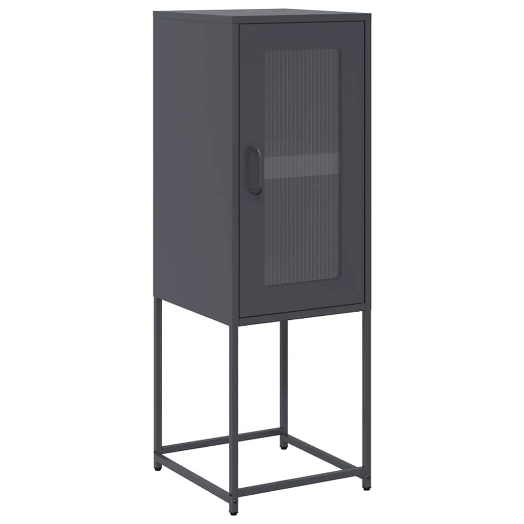 Skjenk Antrasitt 36x39x107 cm Kaldvalset Stål