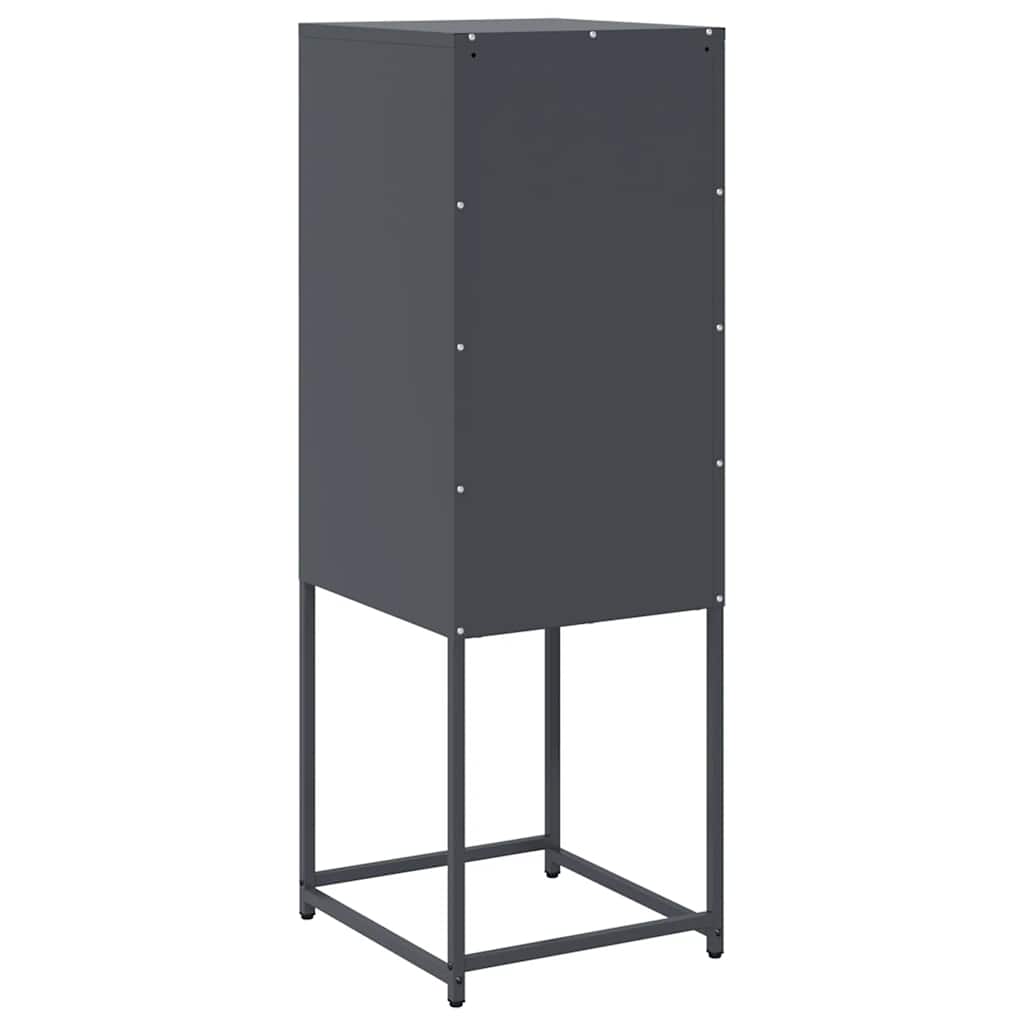 Skjenk Antrasitt 36x39x107 cm Kaldvalset Stål