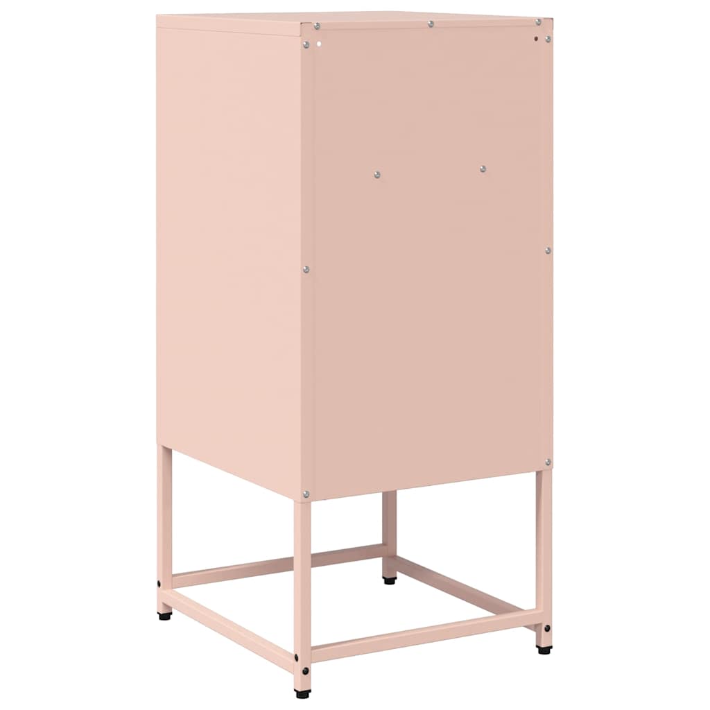 Nattskap Rosa 36x39x78 cm Kaldvalset Stål