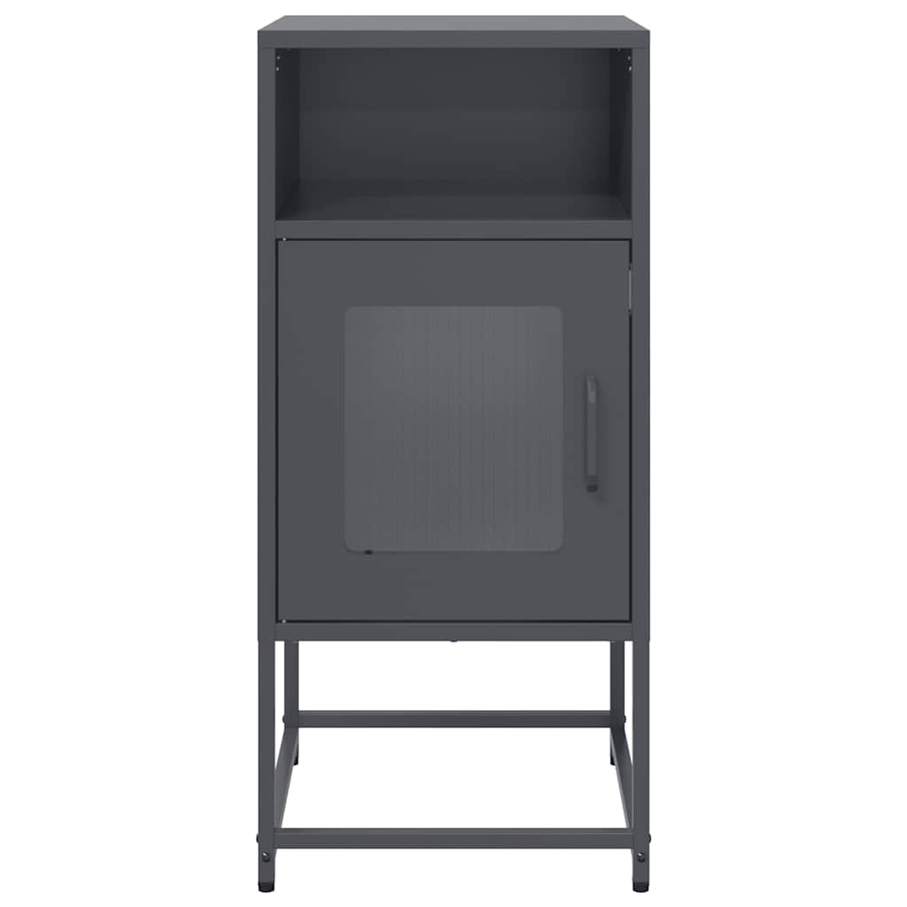 Nattskap antrasitt 36x39x78 cm Kaldvalset stål