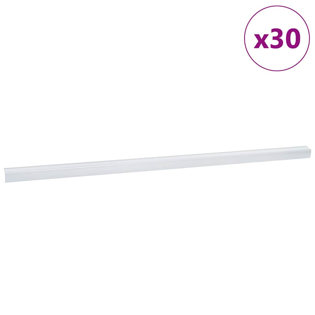 Trappeneser 30 pcs sølv 67 x 3 x 2 cm Aluminium