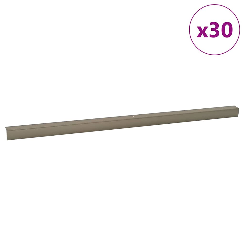 Trappeneser 30 pcs champagne 67 x 3.5 x 3 cm Aluminium