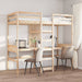 Ramme for loftseng uten madrass 75x190 cm heltre furu