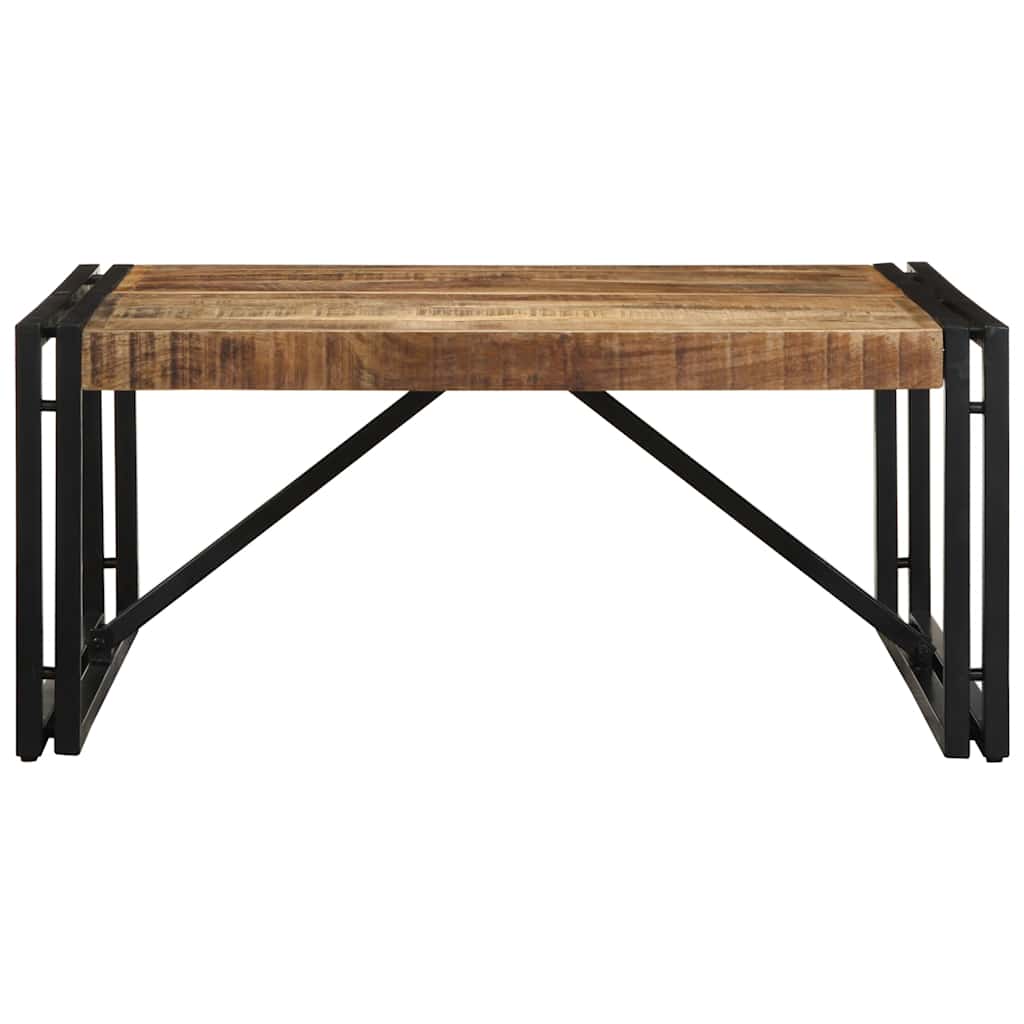 Salongbord 80x80x35 cm grovt heltre mangotre