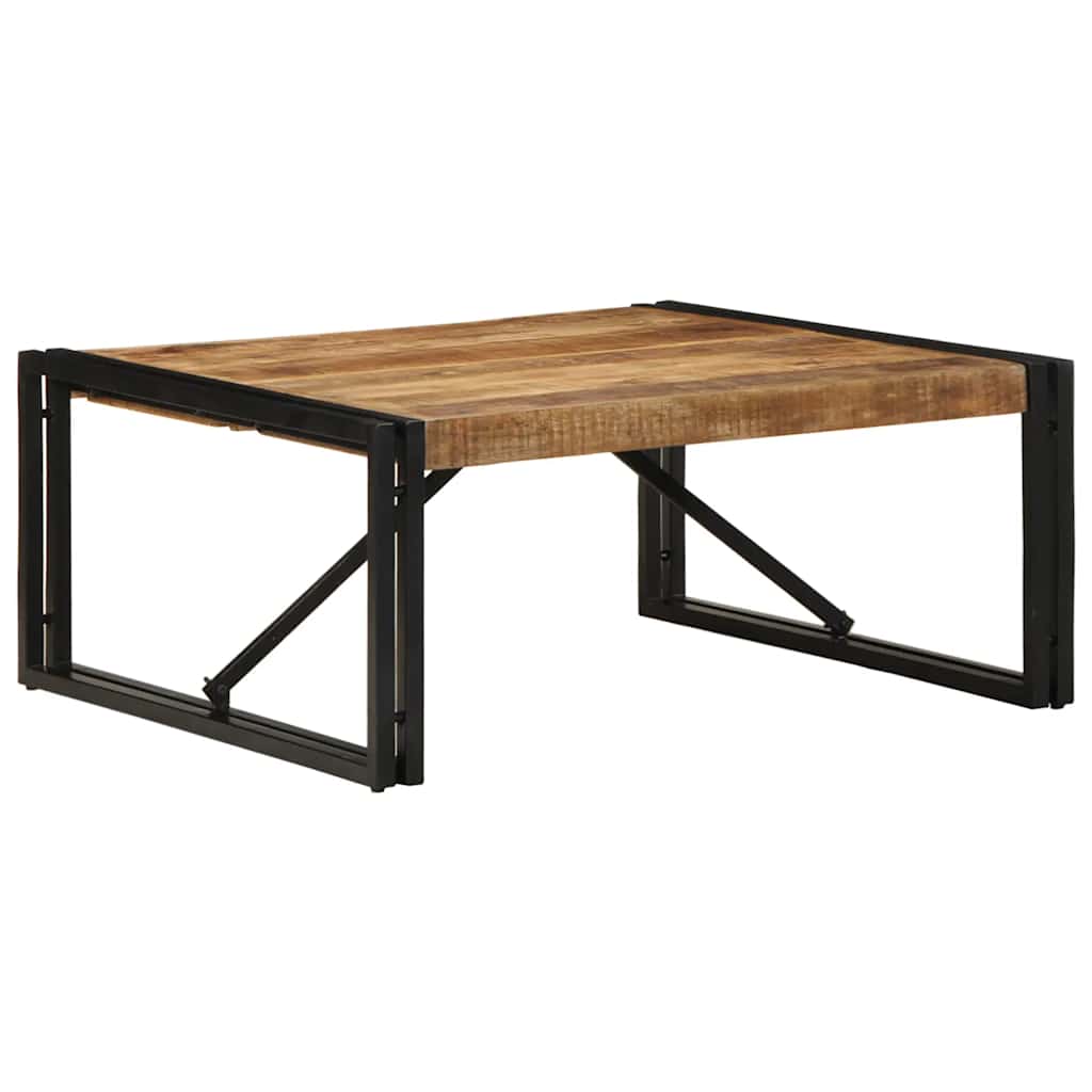 Salongbord 80x80x35 cm grovt heltre mangotre