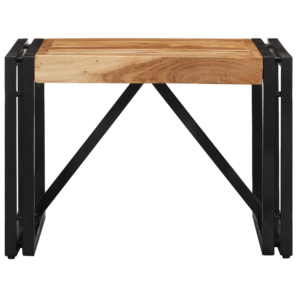 Salongbord 50x50x35 cm heltre acacia