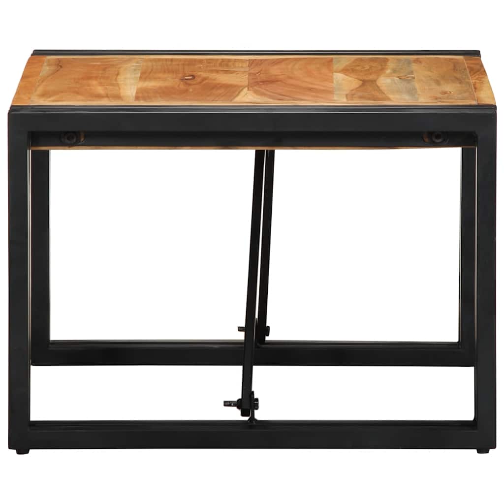 Salongbord 50x50x35 cm heltre acacia