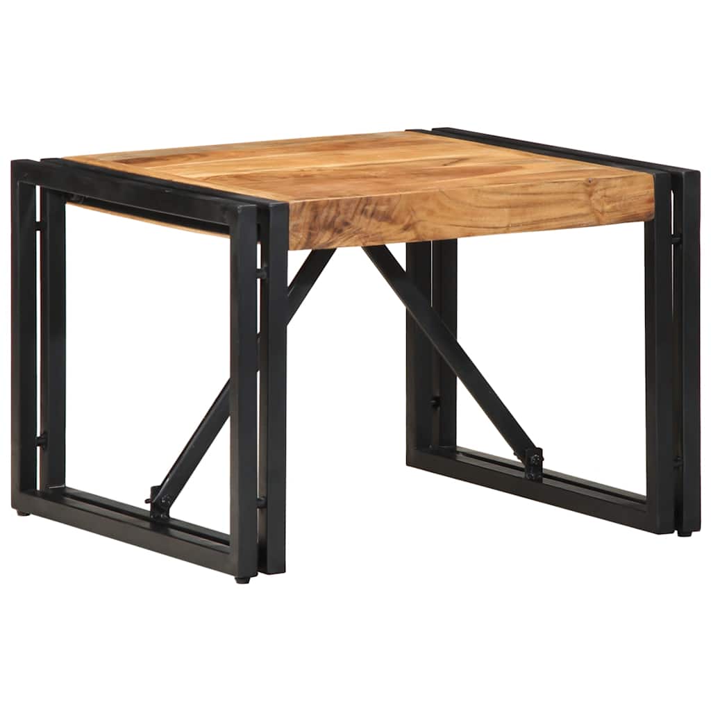 Salongbord 50x50x35 cm heltre acacia