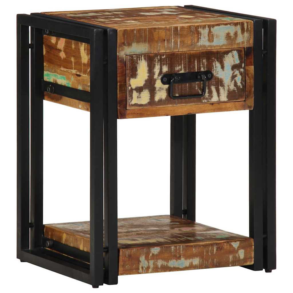 Nattbordskap Flerfarget 40 x 35 x 50 cm Massiv Reclaim Tre