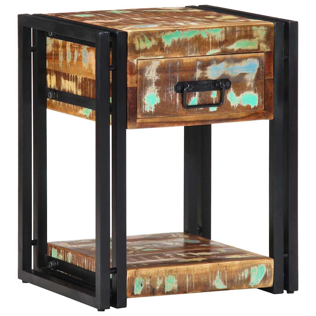 Nattbordskap Flerfarget 40 x 35 x 50 cm Massiv Reclaim Tre