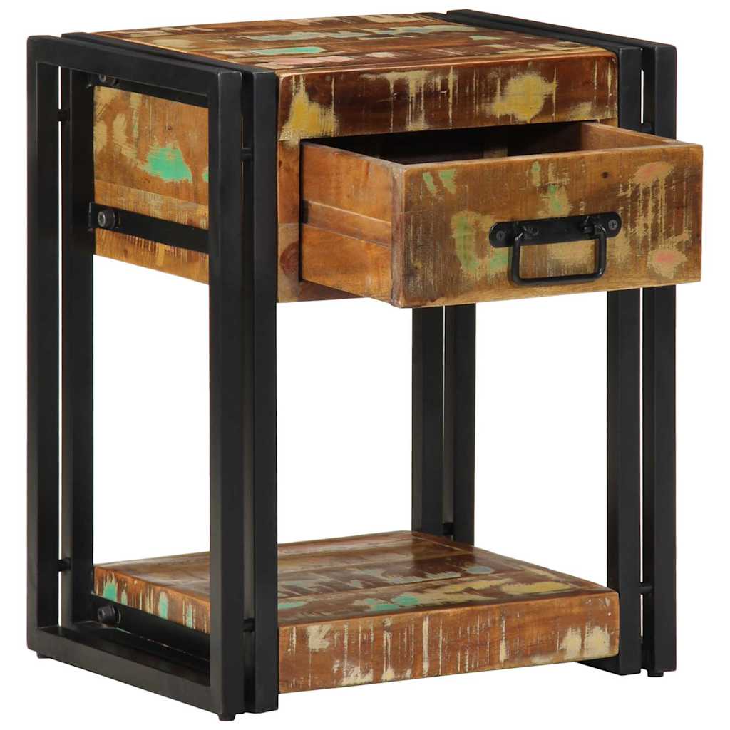 Nattbordskap Flerfarget 40 x 35 x 50 cm Massiv Reclaim Tre