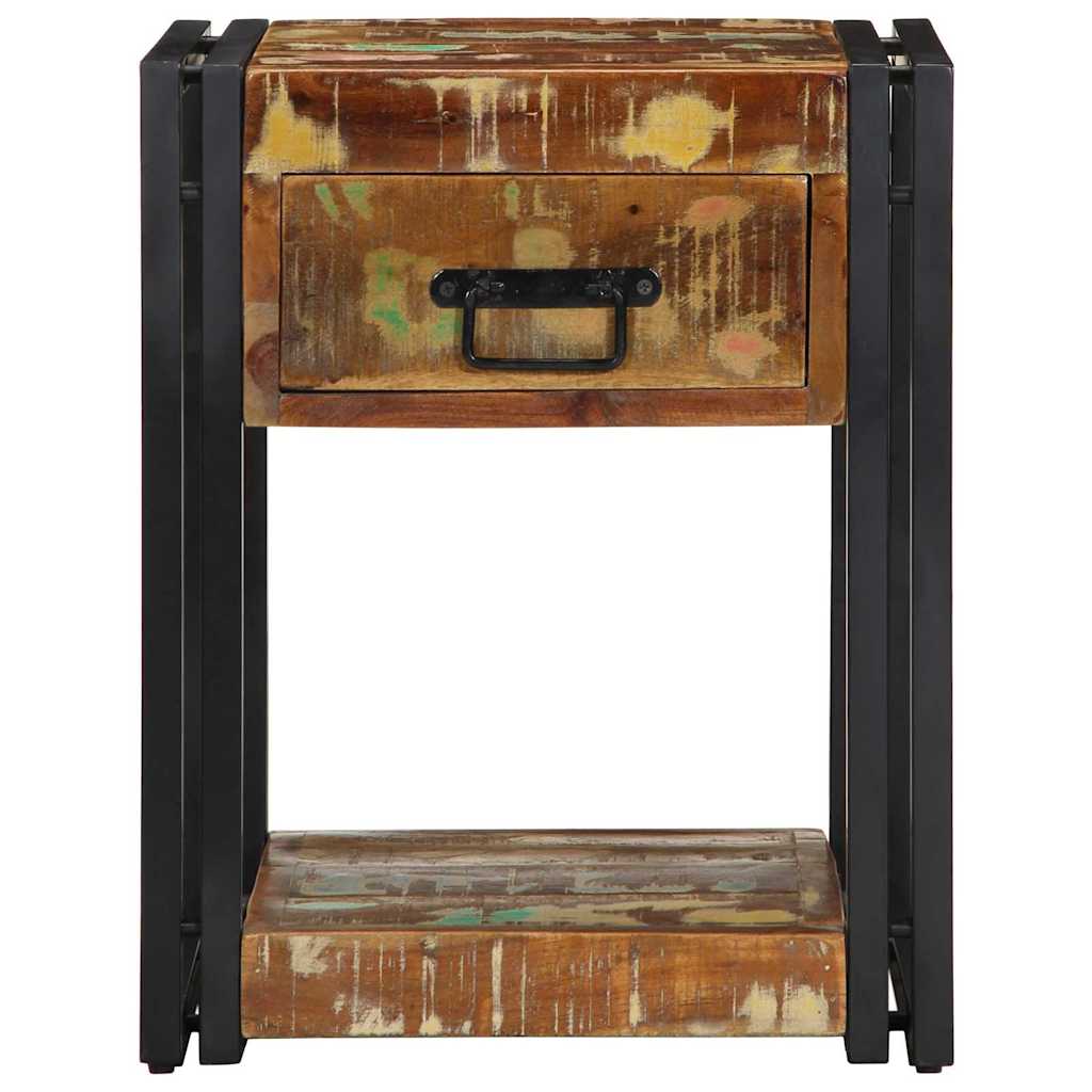 Nattbordskap Flerfarget 40 x 35 x 50 cm Massiv Reclaim Tre