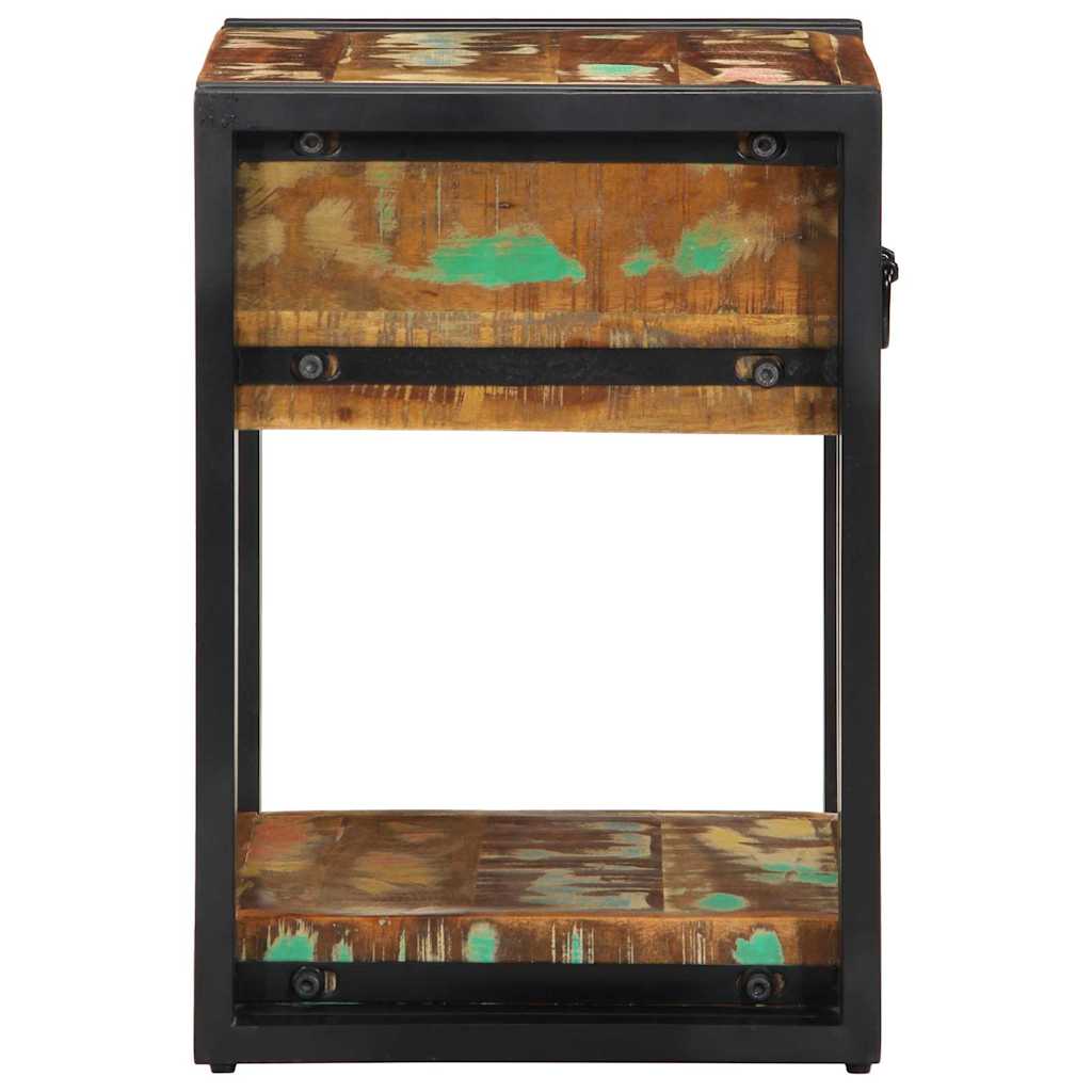 Nattbordskap Flerfarget 40 x 35 x 50 cm Massiv Reclaim Tre