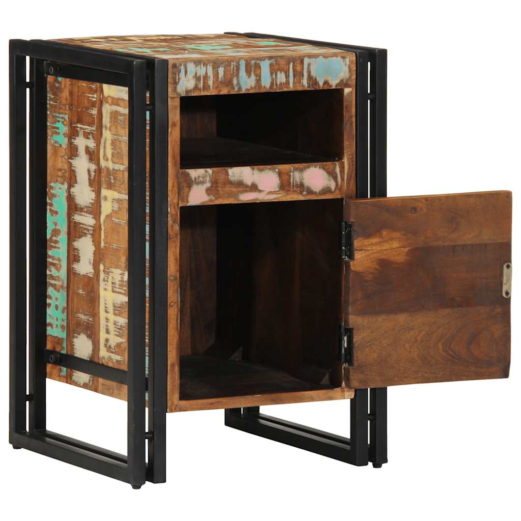 Nattbord 40x40x59 cm heltre gjenvunnet