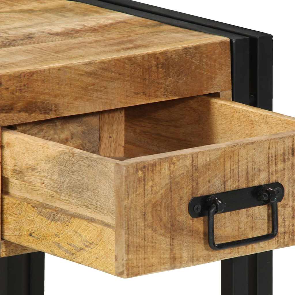 Nattbord 2 stk 40x40x50 cm heltre mango