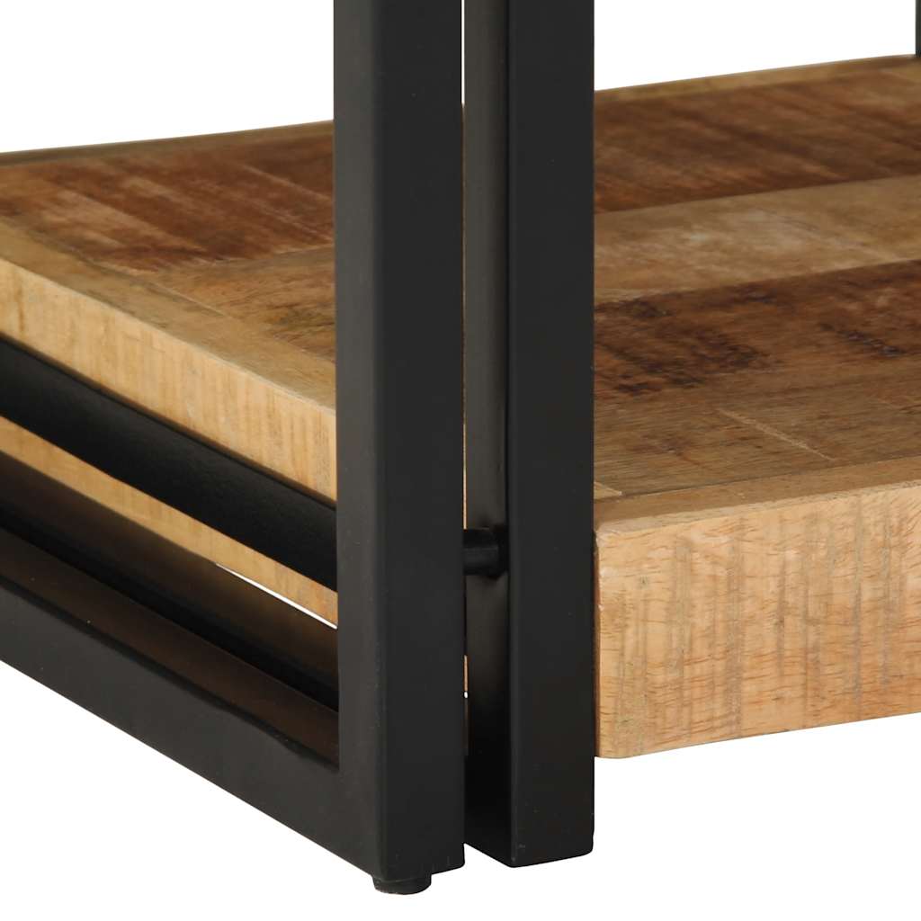 Nattbord 2 stk 40x40x50 cm heltre mango