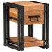 Nattbordskap 2 pcs Brun 30 x 30 x 40 cm Solid akasietre