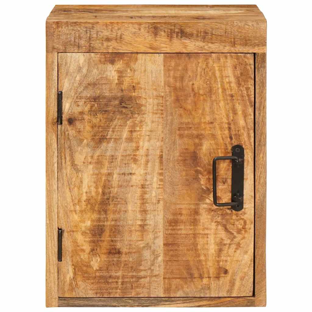 Nattbord 2 pcs Brun 35 x 33 x 48 cm Massiv mango tre