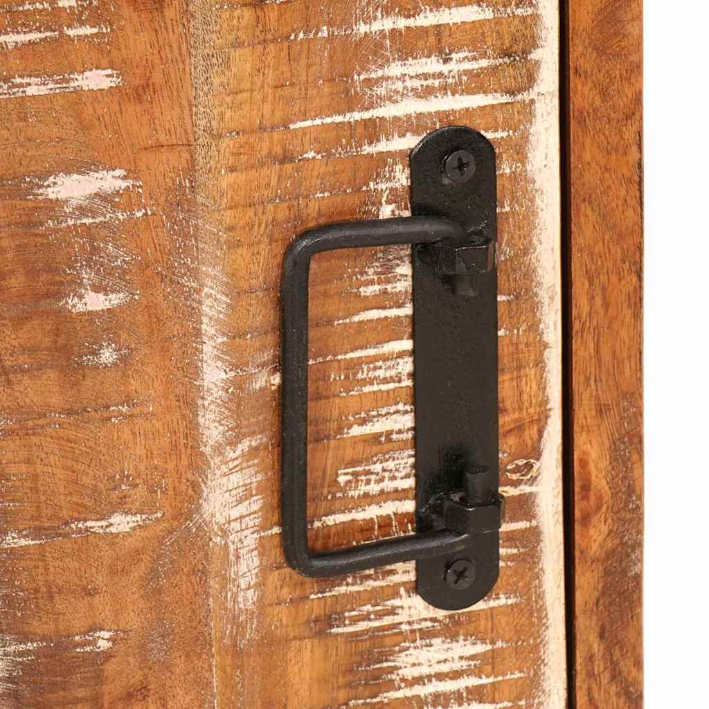 Nattbord Brun 35 x 33 x 48 cm Massiv Rektivert Tre