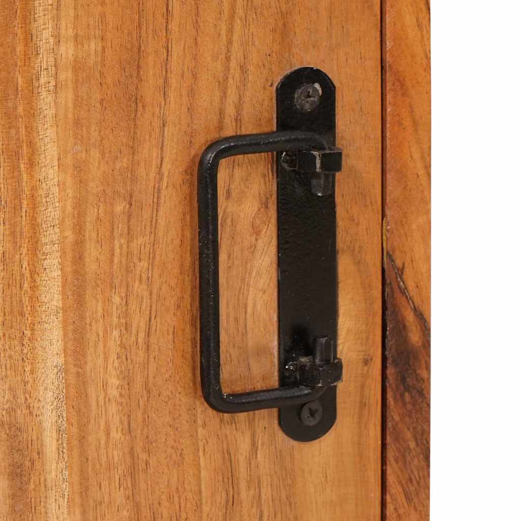 Nattbord 2 pcs Brun 35 x 33 x 48 cm Solid akasietre