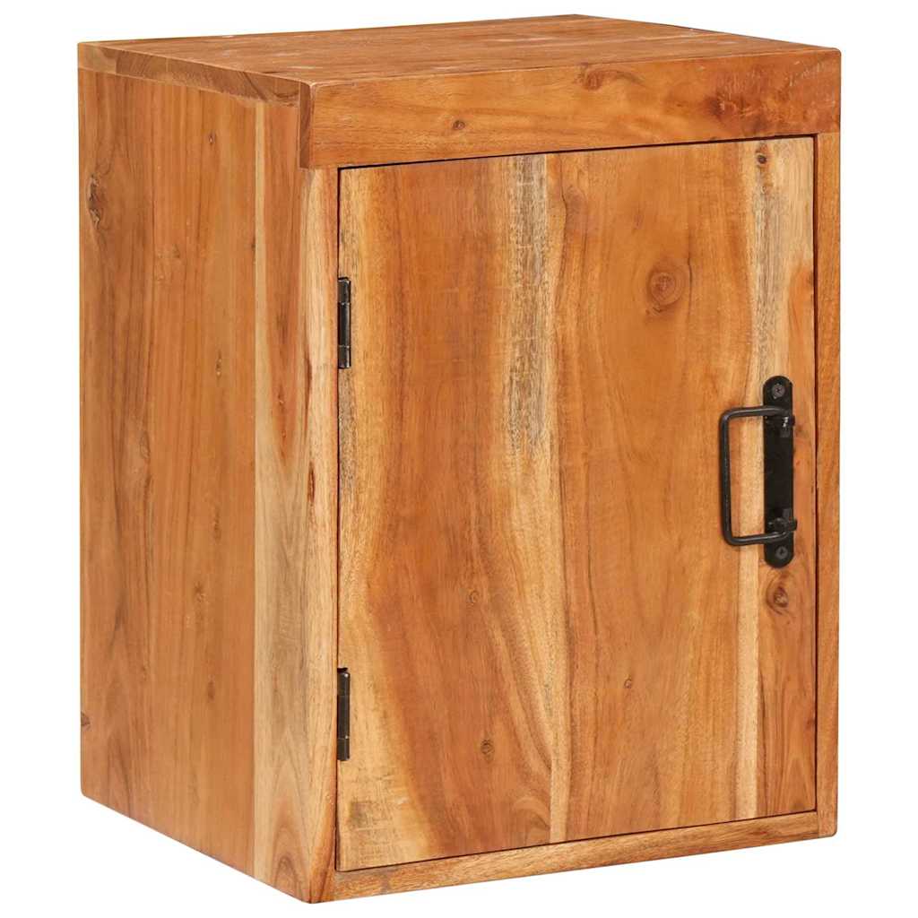 Nattbord 2 pcs Brun 35 x 33 x 48 cm Solid akasietre