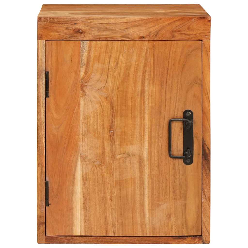 Nattbord 2 pcs Brun 35 x 33 x 48 cm Solid akasietre