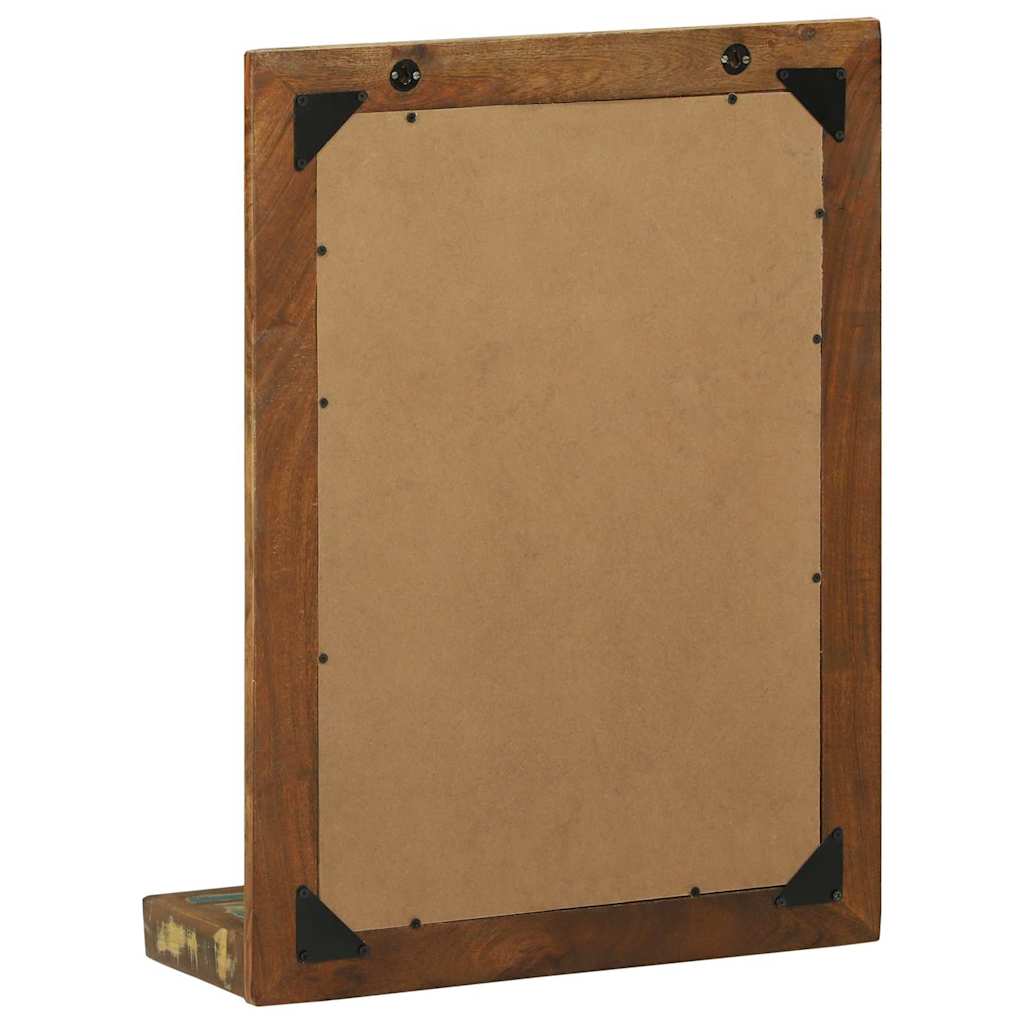 Baderomsspeil med hylle Brun 50 x 22 x 70 cm Massiv Reclaim Tre