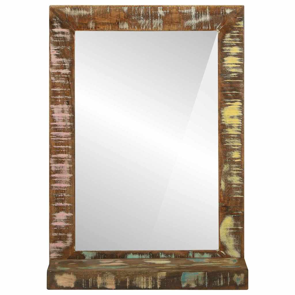 Baderomsspeil med hylle Brun 50 x 22 x 70 cm Massiv Reclaim Tre