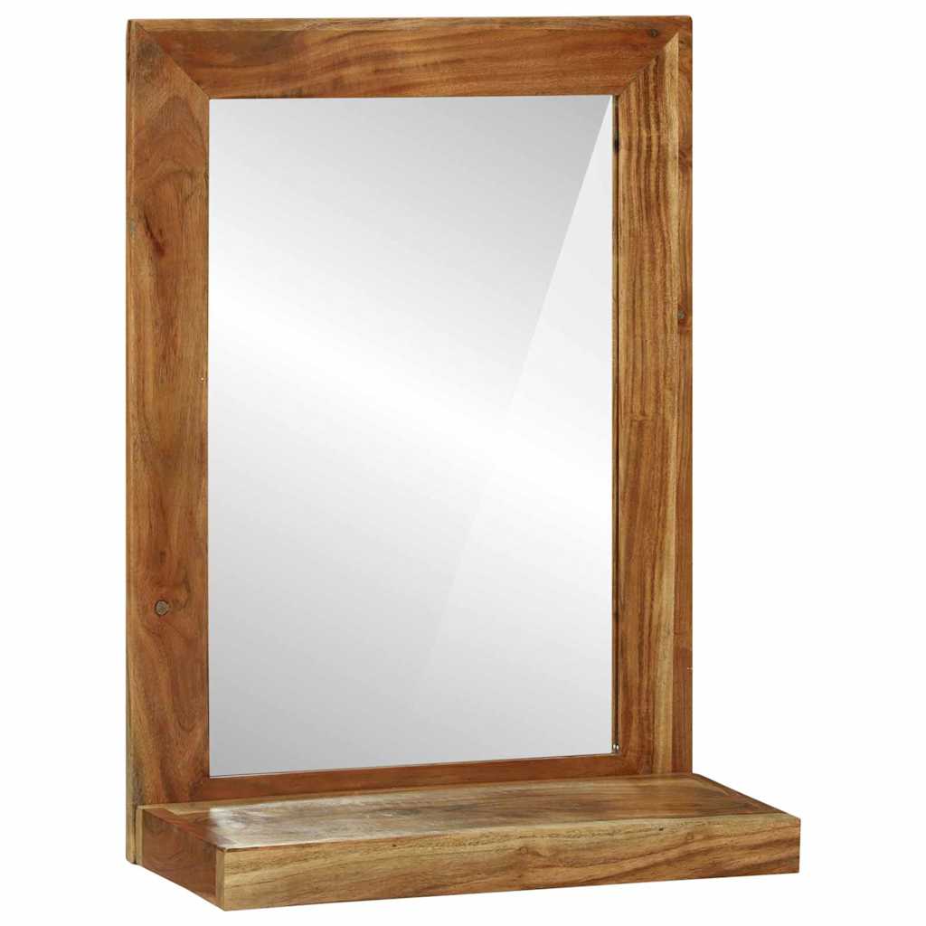 Baderomsspeil Rektangulær Brun 50 x 22 x 70 cm Solid akasietre