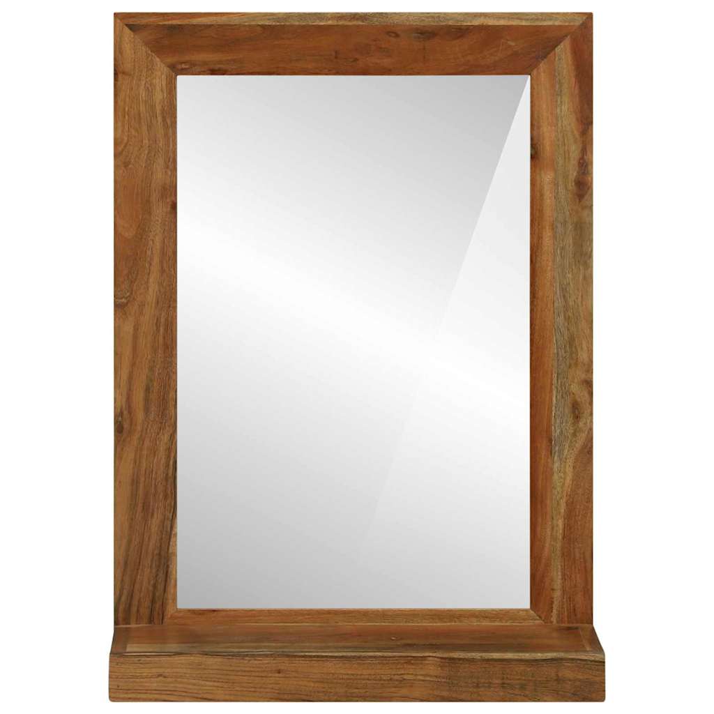 Baderomsspeil Rektangulær Brun 50 x 22 x 70 cm Solid akasietre
