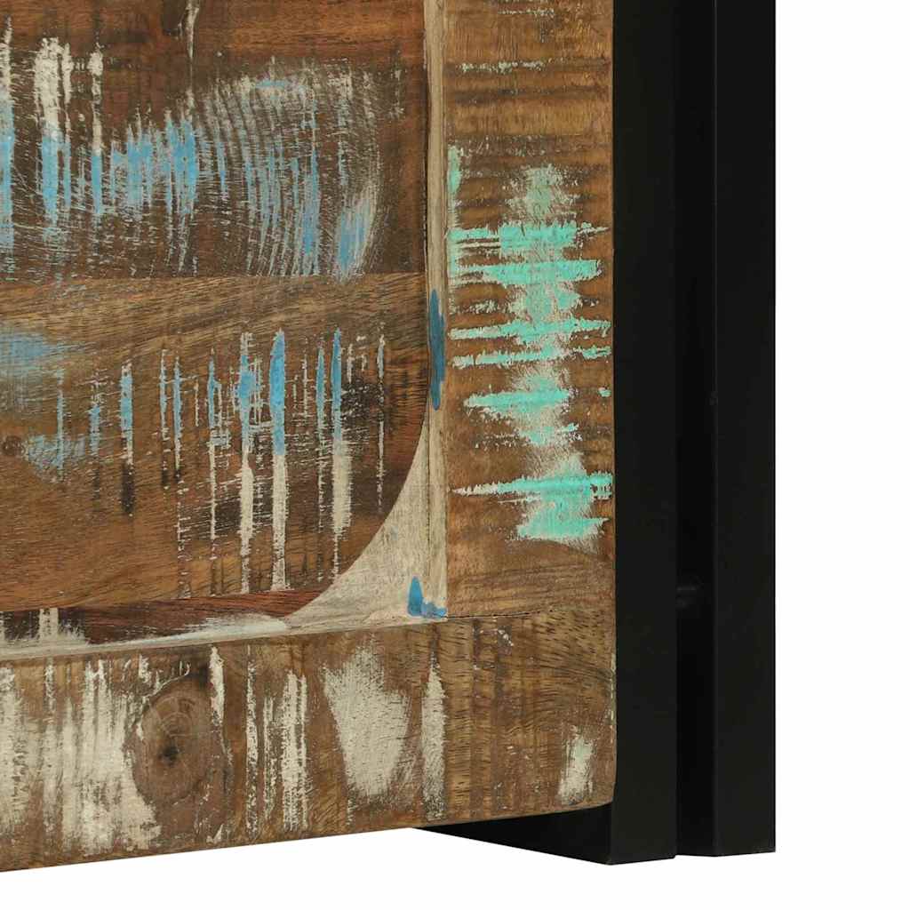 Lagringsboks Brun og svart 50 x 50 x 50 cm Massiv Reclaim Tre
