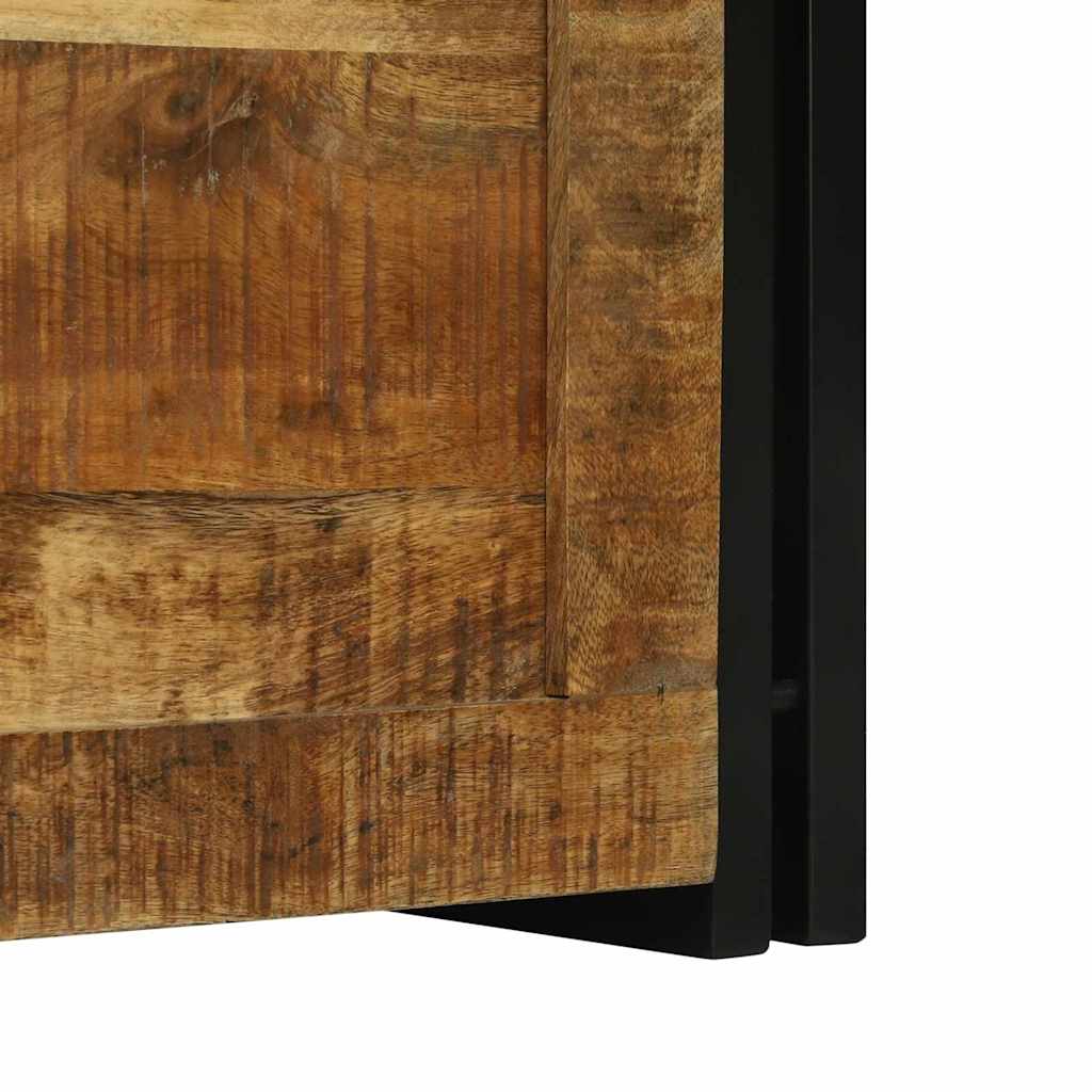 Lagringsboks Brun og svart 60 x 40 x 41 cm Massiv mango tre