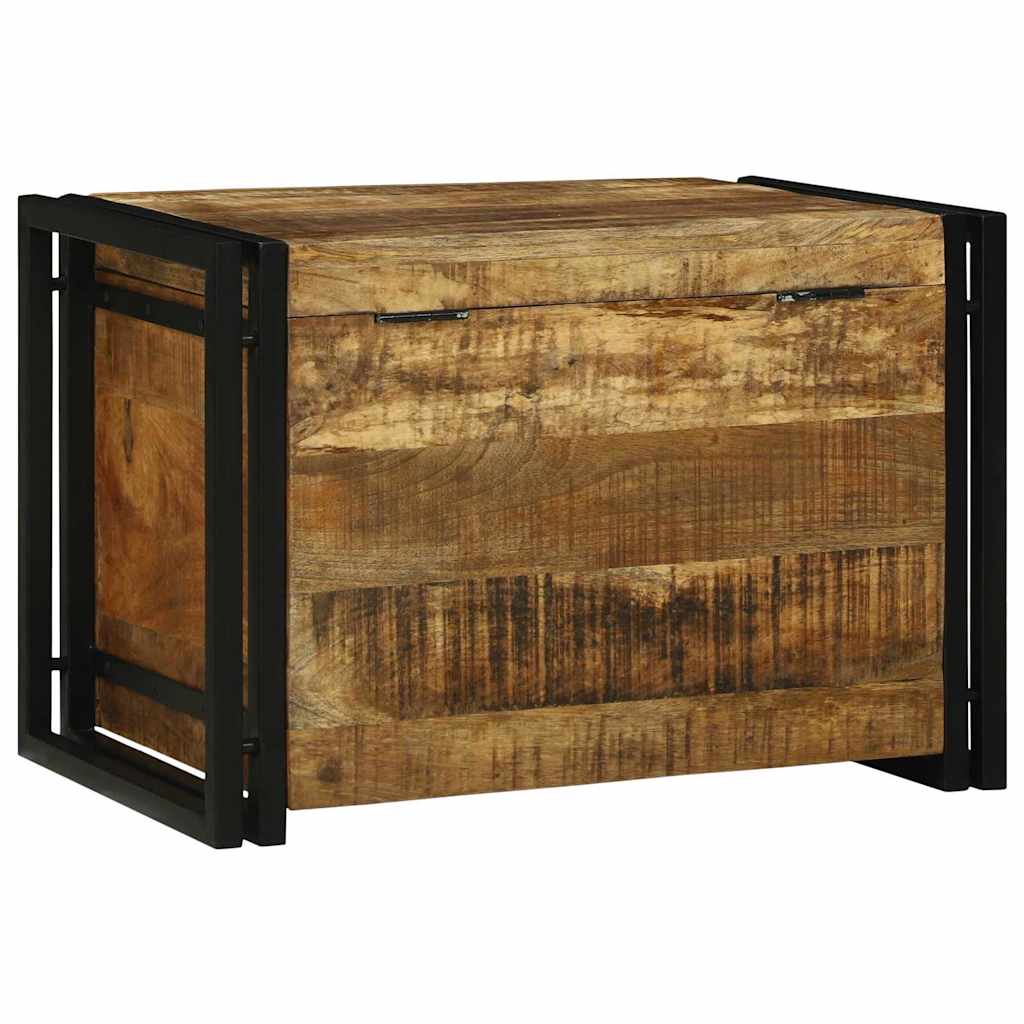 Lagringsboks Brun og svart 60 x 40 x 41 cm Massiv mango tre
