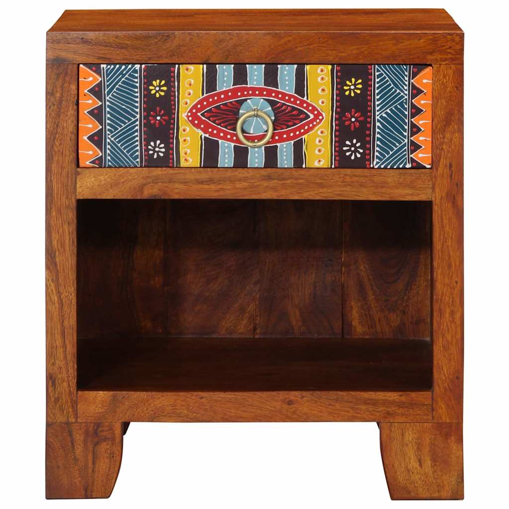 Nattbord 2 stk 40x35x45 cm heltre akasie