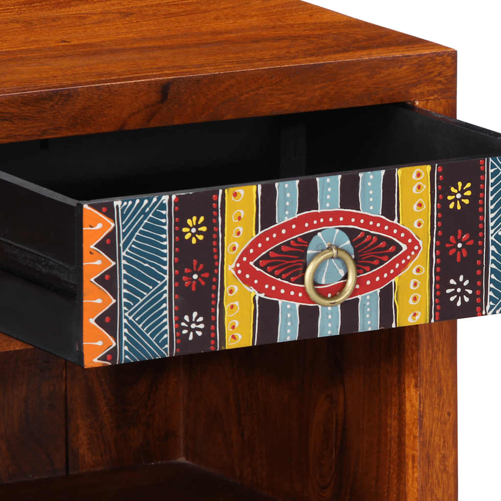 Nattbord 2 stk 40x35x45 cm heltre akasie