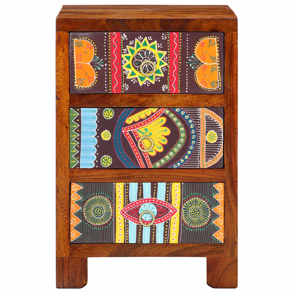 Nattbord 40x40x60 cm heltre akasie