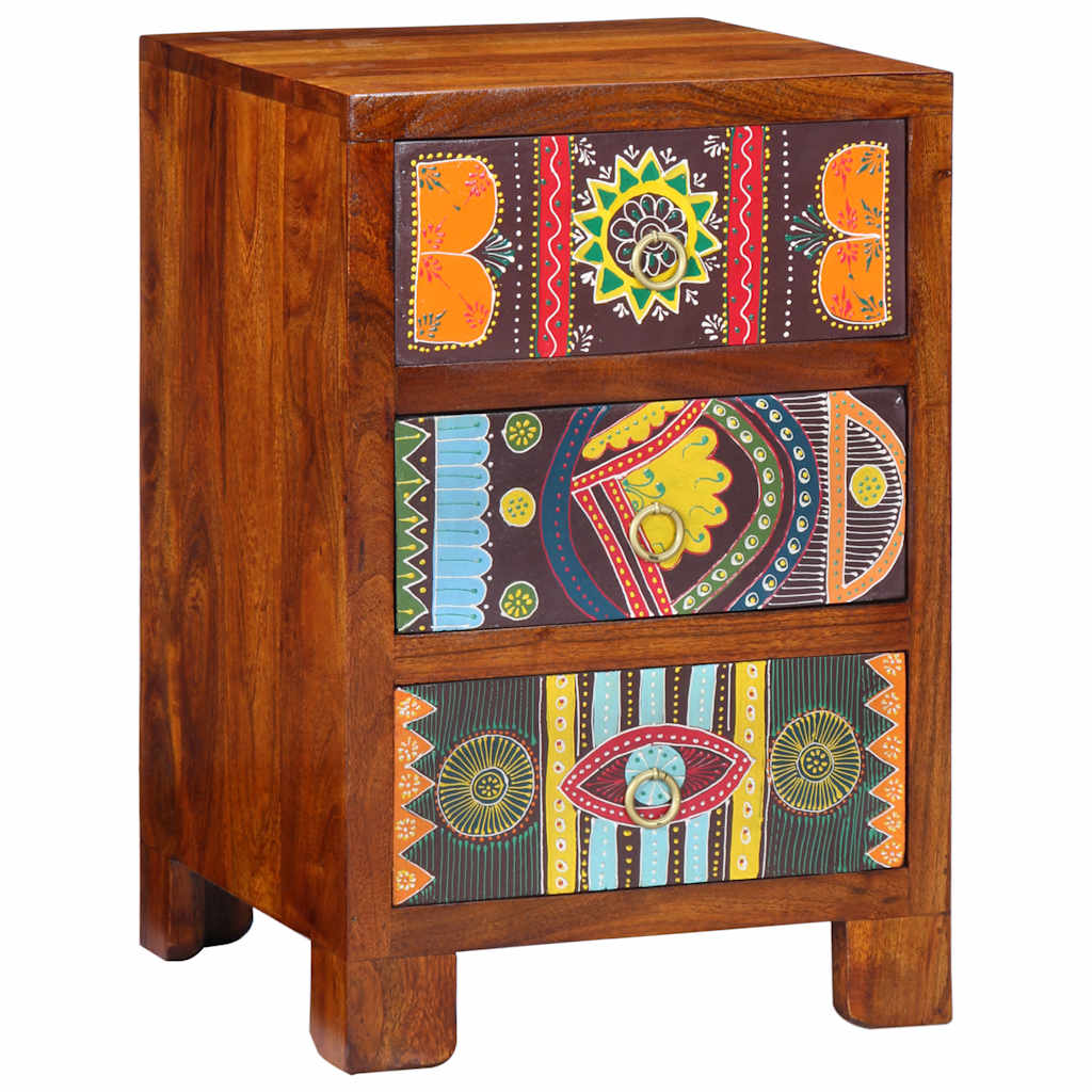 Nattbord 40x40x60 cm heltre akasie