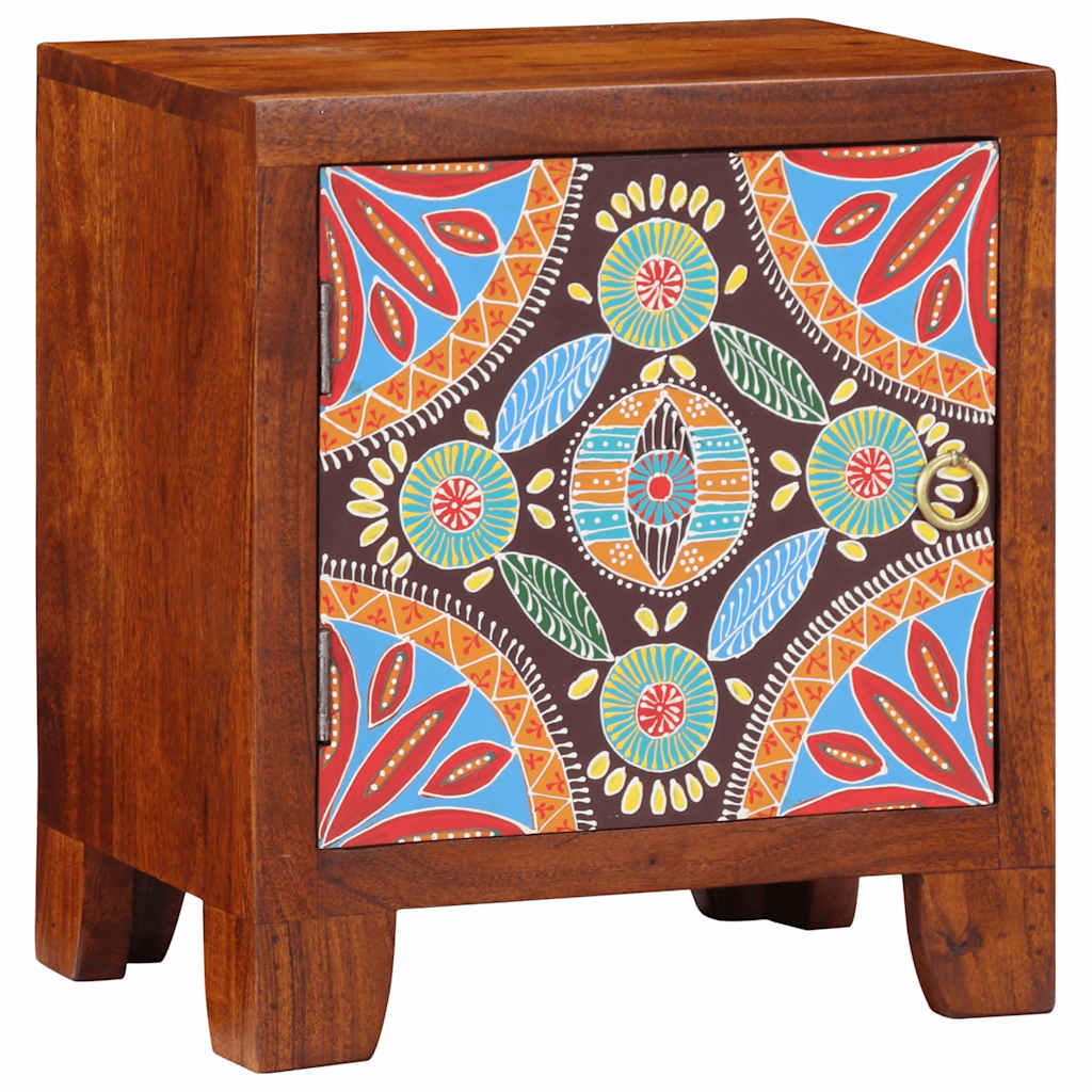 Nattbord 2 stk 40x30x45 cm heltre akasie
