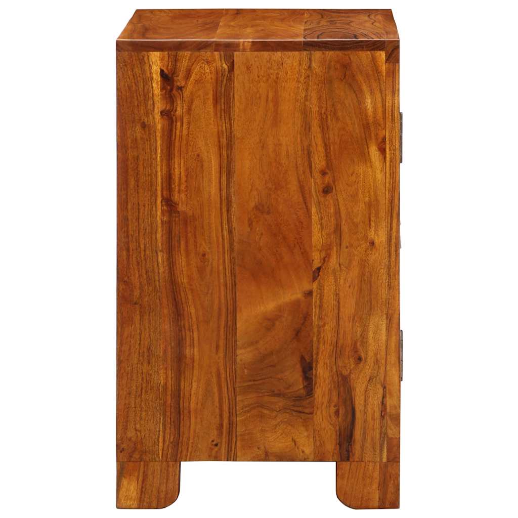 Skjenk flerfarget 50x35x60 cm heltre akasie