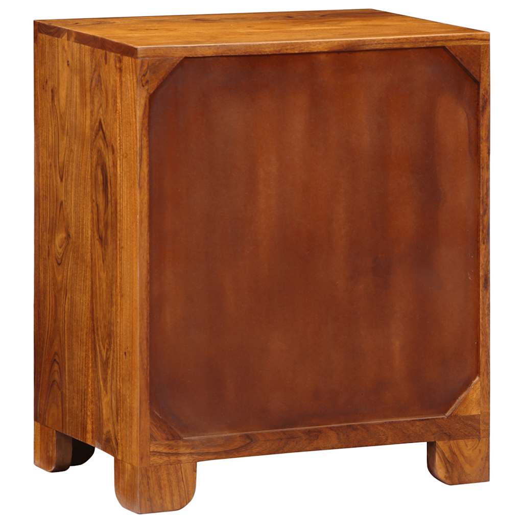 Skjenk flerfarget 50x35x60 cm heltre akasie