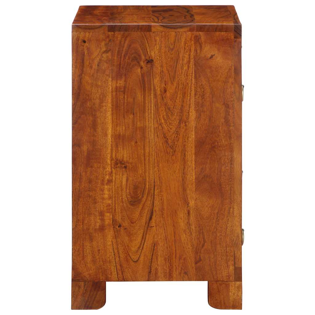 Skjenk flerfarget 50x35x60 cm heltre akasie