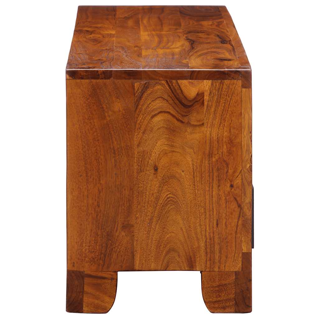 TV-skap flerfarget 110x30x40 heltre akasie
